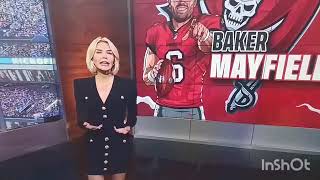 Charissa Thompson talking Buccaneers Barker Mayfield 9152024 [upl. by Nodyarb]