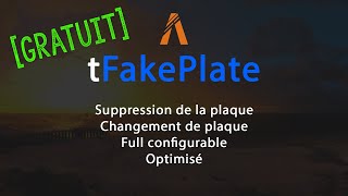 FREE tFakePlate  Script FiveM ESX 000ms by TrapZed1725 [upl. by Eolande153]