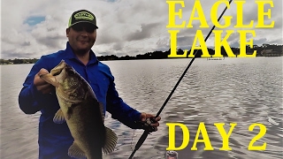 Florida Bass Fishing  Eagle Lake [upl. by Kotick]