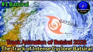 The Track of Tropical Cyclone Batsirai 2022 [upl. by Gearalt]