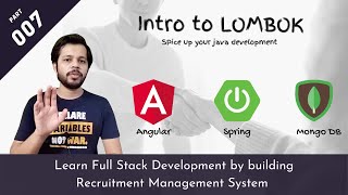 007  Intro to Project Lombok  RMS  JAVA FULL STACK  SPRING BOOT  ANGULAR [upl. by Kermy536]