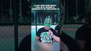 palabras de Laredo Kid rumbo a triplemania 32 [upl. by Acirtal551]