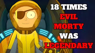 18 TIMES EVIL MORTY WAS LEGENDARY [upl. by Thessa324]