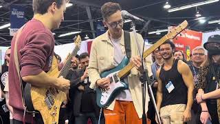 MatteoMancusoofficial and CoryWongMusic ​⁠ at NAMM 2024  Jam Part 5 “Sunny” [upl. by Eimmac199]