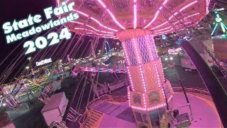 State Fair Meadowlands 2024 Onrides Carnival Midway Shows and more [upl. by Finbur]