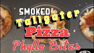 How To Make The Best Tailgating Appetizer Pizza Phyllo Bites tailgating phylloshells pitboss [upl. by Ennairol]