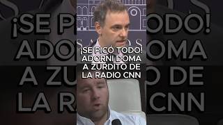 SE PICÓ TODO EN LA CONFERENCIA ADORNI DOMÓ A UN ZURDITO DE LA CNN Adorni voceria fyp parati [upl. by Hnib705]