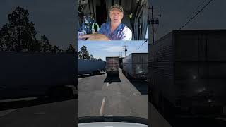 Trucker looking to get his door torn off stupidtruckdriver boneheadedtrucker [upl. by Zamir]