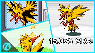 LIVE Shiny Zapdos after 15376 SRs  Pokemon Fire Red  Leaf Green [upl. by Leahcimauhsoj]