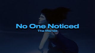 The Marías  No One Noticed Sub Español  Lyrics [upl. by Eenoj705]