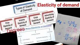 Elasticity of Demand Ed Meaning types and determinantsPrice elasticity of Demand [upl. by Idden]