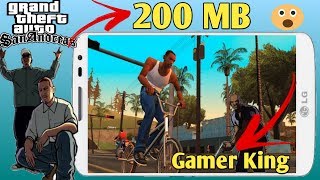 200 MB GTA San andreas Highly Compressed By Gamer King [upl. by Nohsad]