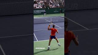 Baseline court level view is the best way to watch NadalAlcaraz 🤯 [upl. by Hughes]