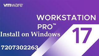 VMware 17 Install on Windows10 or 11 [upl. by Nnaed]