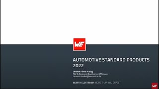 Würth Elektronik Webinar EMC components for automotive application [upl. by Ekaterina230]