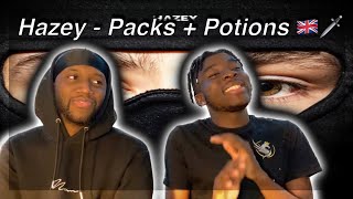 TIKTOK VIRAL🔥 Hazey  Packs and Potions REACTION  UK Blackbox U18s cypher [upl. by Nerta585]