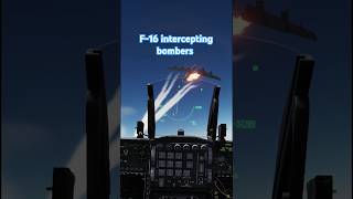 F16 intercepting B52s  Contention 80s  PvP Multiplayer  DCS World dcs dcsworld f16 shorts [upl. by Ahcire794]