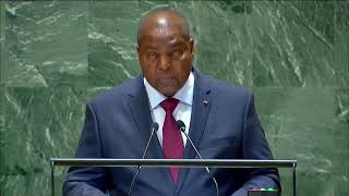 Extrait du Discours du Pr Faustin Archange TOUADERA à la 79e Assemblée générale de ONU [upl. by Marteena337]