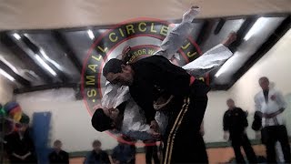 Small Circle Jujitsu  Leon Jay teaches a Morote Seoi Nage Two Arm Throw From a Punch [upl. by Yobybab791]