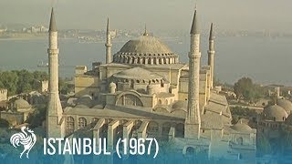 A Travel Guide to Istanbul in the Sixties The Mystery City of Mosques 1967  British Pathé [upl. by Nylegna]