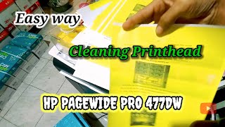 Repair HP Pagewide Pro MFP 477dw Block Ink Yellow [upl. by Kauslick264]