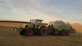 PAILLE  CLAAS Quadrant 3300  ARES 836 RZ  VAILLY10 [upl. by Aitekram85]