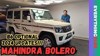 Mahindra Bolero B6O 2024  New Bolero 2024 Top Model [upl. by Dorkas]