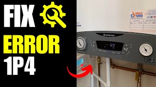 Ariston Boiler Error 1P4  How To Fix [upl. by Arther363]