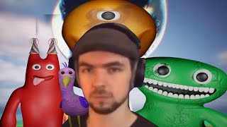 Jacksepticeye loses his mind while playing Garten of Banban [upl. by Masson]