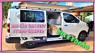 BALCÃO NA VAN FIAT SCUDO CAMPER [upl. by Doria]