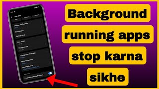 Background running app pause kaise kare  background running app band kaise kare [upl. by Si]