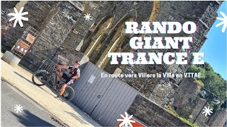 Rando VTT  VTTAE électrique  Arriveront ils à Villers la Ville  Avec le Giant Trance E [upl. by Eeluj]