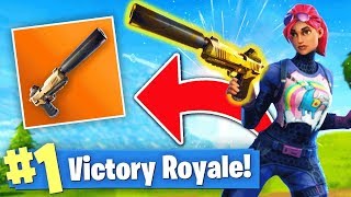 THE NEW LEGENDARY SILENCED PISTOL Fortnite Battle Royale [upl. by Cantone]