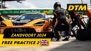 Live Free Practice 2  Zandvoort  DTM 2024 [upl. by Romine150]