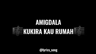 🎼Kukira Kau RumahAmigdala Lyricssong Karaoke [upl. by Kcoj]