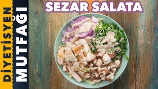 Efsane Sezar Salata Tarifi  Diyetisyen Mutfağı [upl. by Ecirtnom]