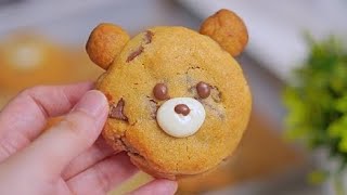 Chocolate chip teddy bear cookies [upl. by Ainez564]