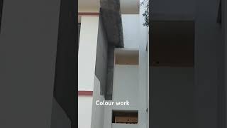 Outer colour work paintingbuildingconstruction civil engineer responsibilities [upl. by Ricarda]