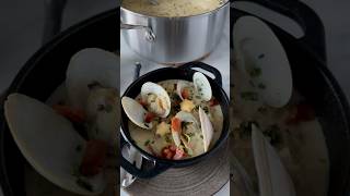 Easy New England Clam Chowder clamchowder chowder [upl. by Niboc]