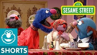 Sesame Street Charlies Russian Restaurant  Waiter Grover [upl. by Martell]