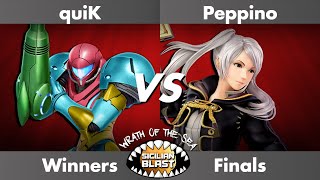 Sicilian Blast QuikSamus VS PeppinoRobinWF [upl. by Zevahc352]