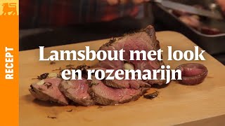 Lamsbout met look en rozemarijn [upl. by Persons]