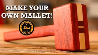 How to Make a Woodworking Mallet  DIY Mallet [upl. by Ilsel832]