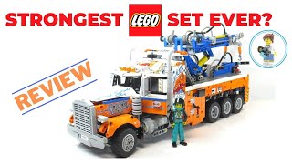 STRONGEST LEGO SET EVER Tecnic 42128 Heavy Duty Tow Truck Review [upl. by Vedi561]