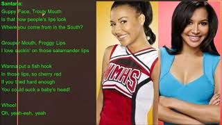 Trouty Mouth Glee Lyrics [upl. by Lleirbag]