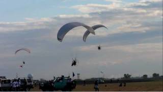 Paragliders  Philippine International Hotair Balloon Fiesta 2012 [upl. by Snodgrass]