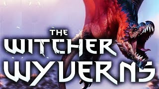 Witcher Draconids Wyverns  Witcher Lore  Witcher Myths  Witcher 3 lore  Witcher Monster Lore [upl. by Elleivad]