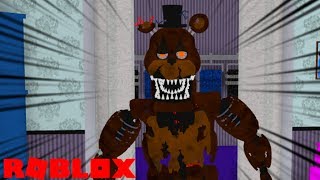 BECOMING NIGHTMARE FREDDY   Roblox Aftons Family Diner [upl. by Ronoc773]