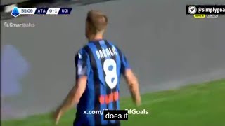 Gol di Mario Pasalic AtalantaUdinese 11 Analisi di tutti i gol e highlights estesi [upl. by Odlawso30]