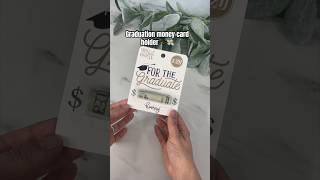 🎓Graduation money card holder with Cricut 🎓 cricut cricutdiy graduation [upl. by Lauren]